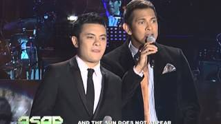 Gary, Paolo perform mashup of 'I'll Be There' and 'I Will Be Here'