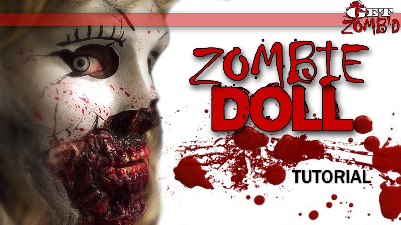 BROKEN DOLL Halloween Makeup Tutorial Zombie Doll YouTube