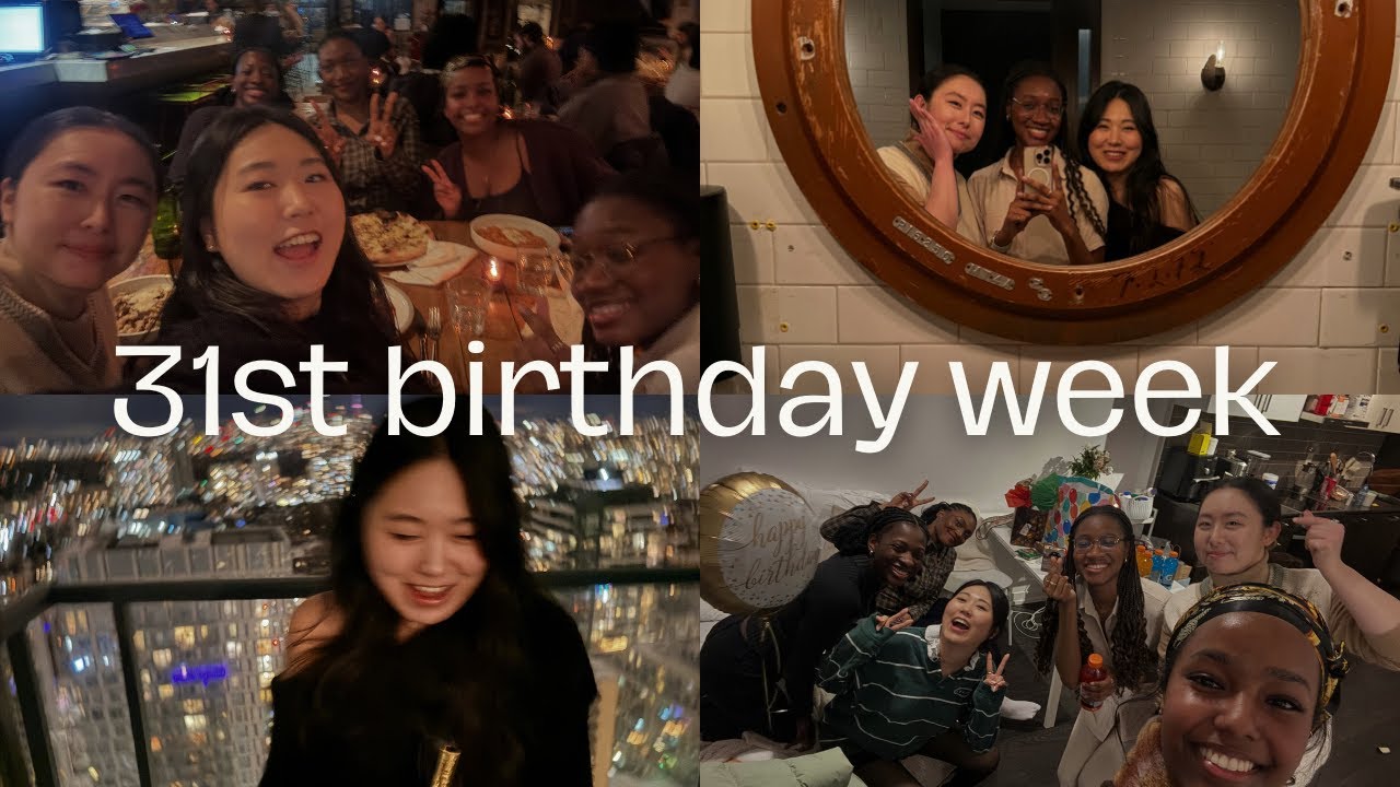 (SUB) 🇨🇦생일 주간 vlog 🎂 l 외롭지 않게 토론토에서 생일 맞기 l 2026년 첫 슬립오버 | 생일선물 언박싱🎁