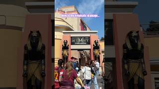 Drop a comment if you can relate to Revenge of the Mummy #universalstudios #themummy