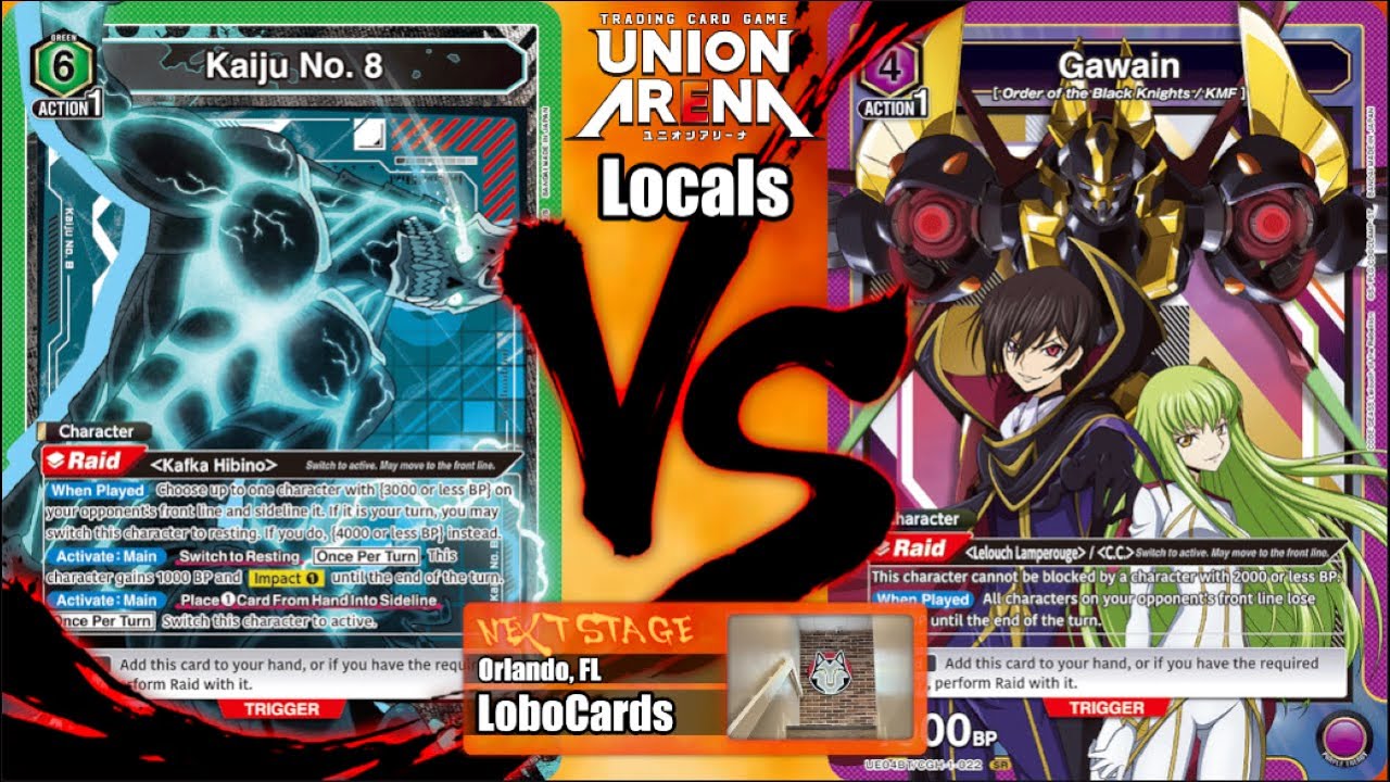 Union Arena: Зеленый Кайдзю против Гавейна (офлайн, локальный эфир)