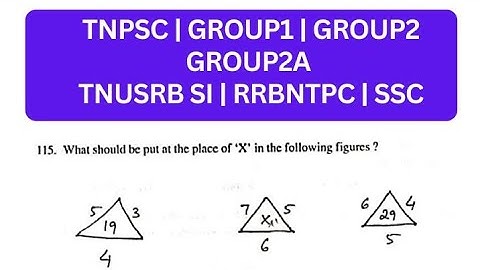 tnpsc group2 and 2a preparation | group 1 reasoning last minutes revision | tnusrb si psychology