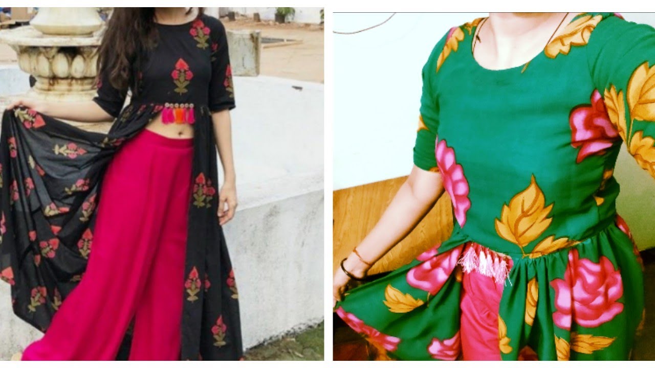 Dress Cutting and Stitching, Reuse saree, Saree se banaye long dress