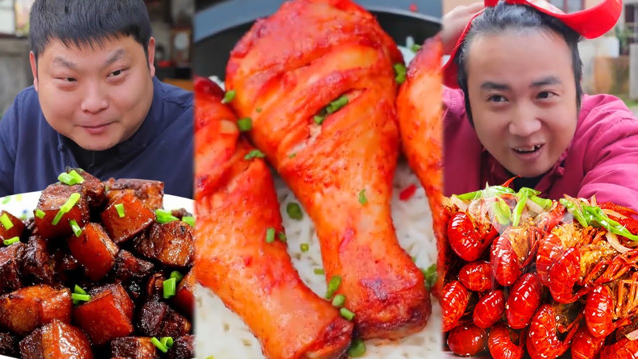 “真理”白毛再强，也敌不过鸭老板的资本碾压，分分钟打回原型   #农村美食#吃播#辣椒酱#抖音美食#tiktok#美食盲盒#spicy