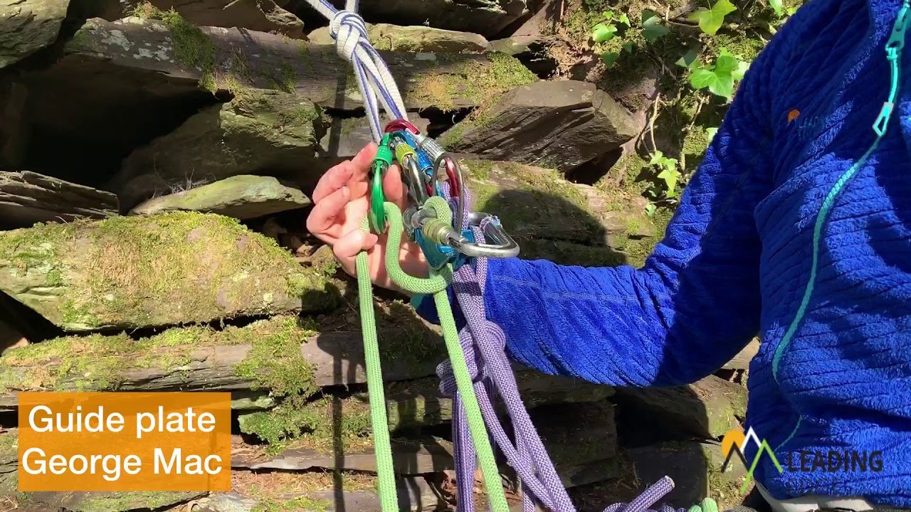Guide Plate. Belay out of reach. YouTube