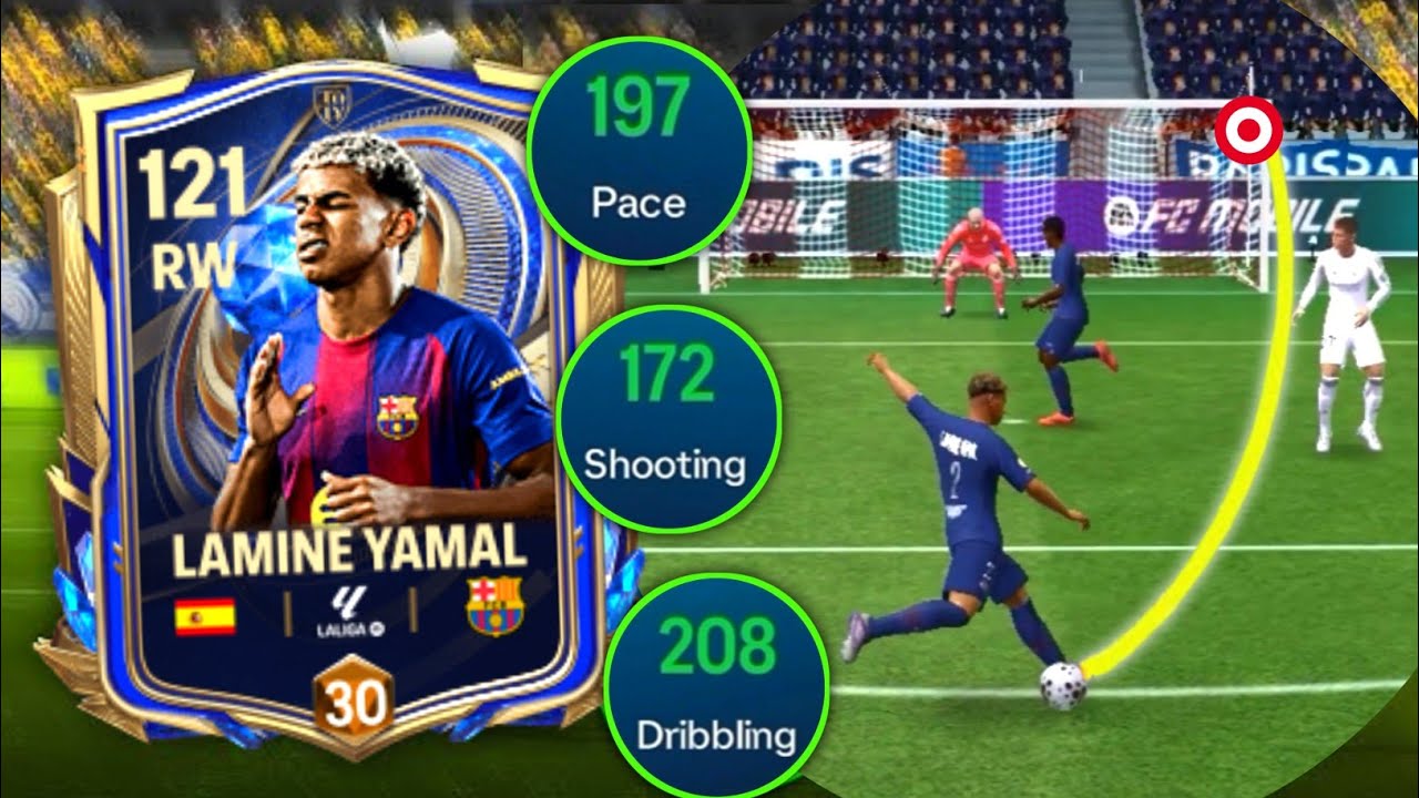 TOTY YAMAL Review - Super Quick & Insane Dribbling + Skills🔥🤯
