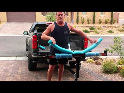 DIY Malibu X Factor Kayak Pick Up Bed Cradle - YouTube