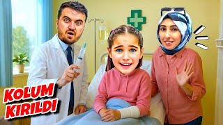 Anneme Kişkirma Eli̇f Si̇nem Kolunu Kirdi Annem Çok Korktu Napti ?