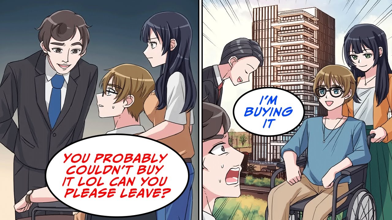 When I, a wheelchair-bound guy, went to view a luxury apartment [Manga Dub]