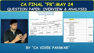 CA FINAL FR MAY 24 QUESTION PAPER OVERVIEW