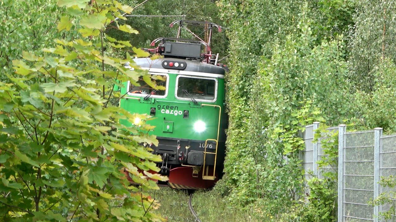 Svenska tåg del 76 - Södertälje [Blåsigt pga Ovädret Hans]