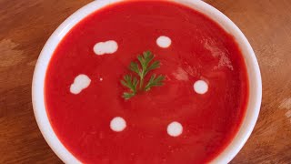 Beetroot carrot soupHealthy recipe