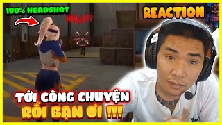 REACTION TIKTOK FREE FIRE | 100% HEADSOT SAO ? TỚI CÔNG CHUYỆN RỒI !