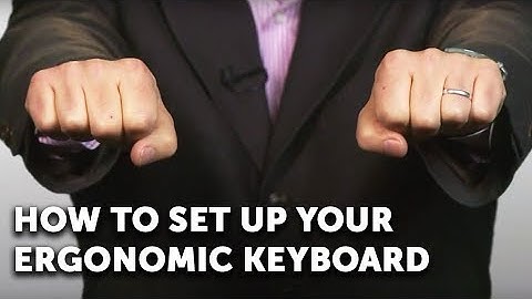 Office Ergonomics Part 2: Setting up your Goldtouch Ergonomic Keyboard