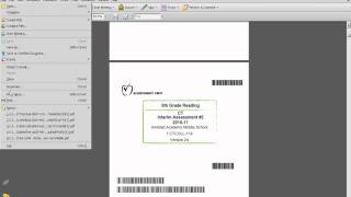 Printing Cover Pages and Answer Sheets