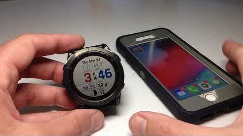 Garmin Fenix 7X: Control Notifications from phone (Apple iOS only)