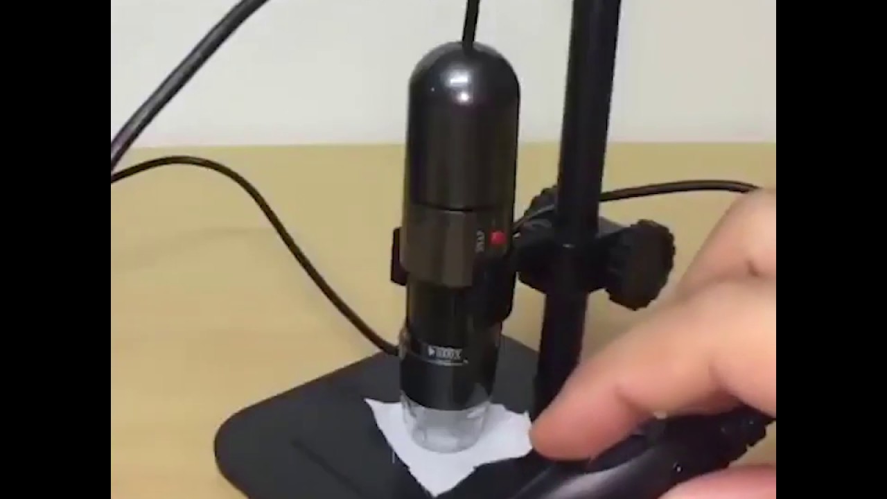 1000X Zoom 1080p Microscope Camera video YouTube