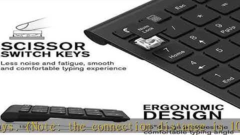 cimetech Bluetooth Numeric Keypad, 22-Keys Wireless Number Pad for Data Entry, Portable Multi-Funct