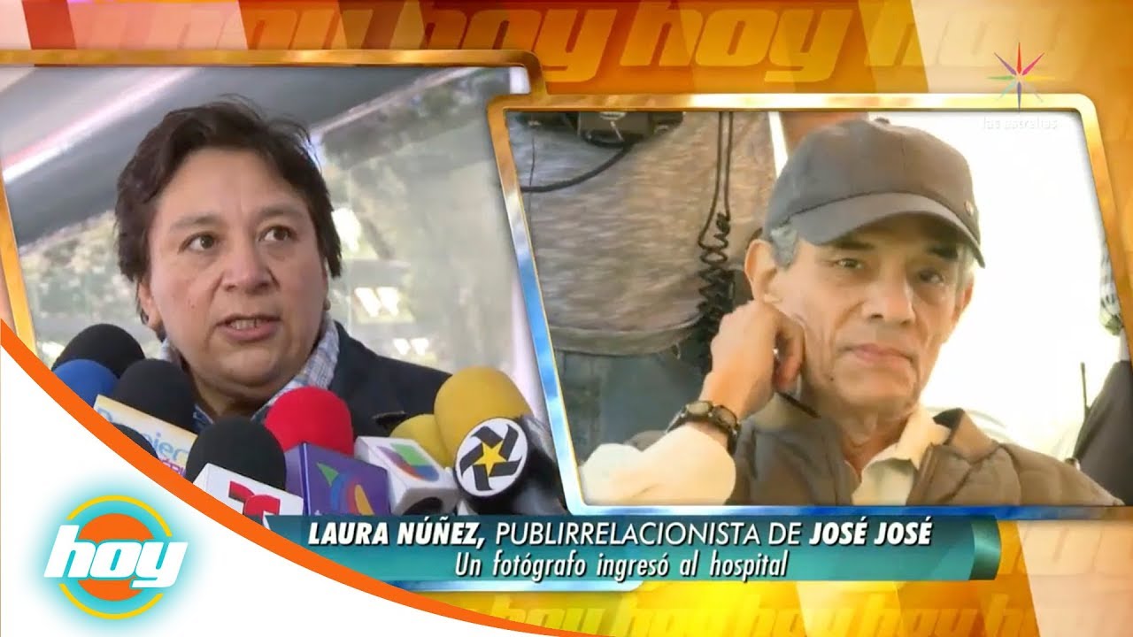 José José, grave de salud a causa de un fotógrafo Hoy YouTube
