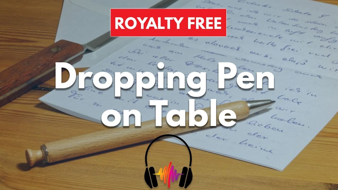 sound effects centereach ny Dropping Pen on Table Sound Effect