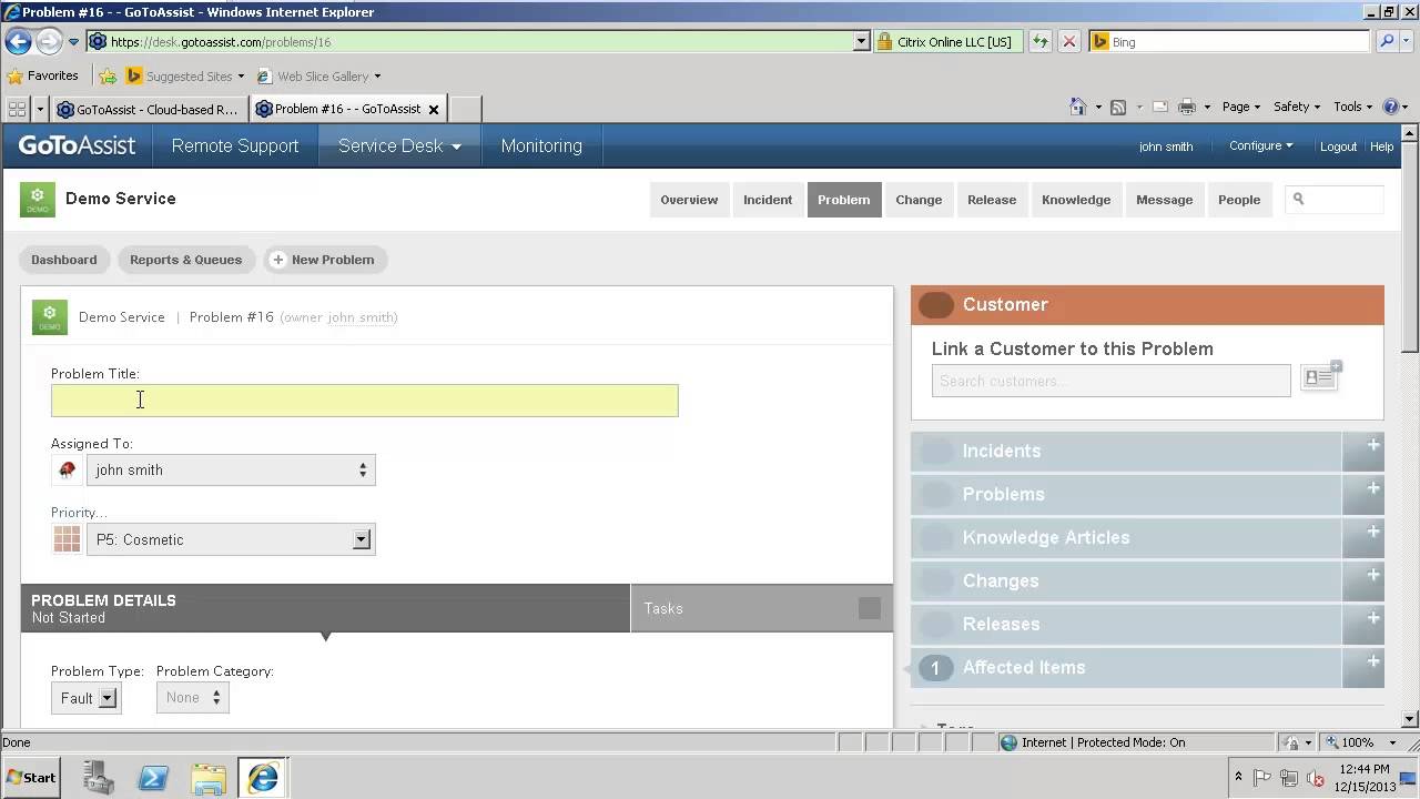 Citrix Gotoassist Demo Overview Remote Support Service Desk