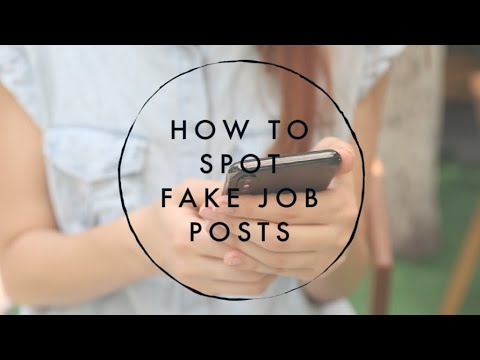 How To Spot Fake Job Posts | The Careers Portal