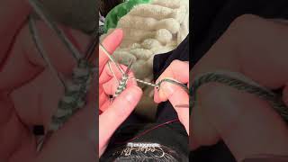 Tips for Double Knitting Colorwork, Italian cast on example