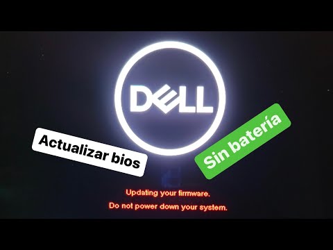 Como Actualizar BIOS DELL sin BATERIA 100% efectivo y FACIL !!!