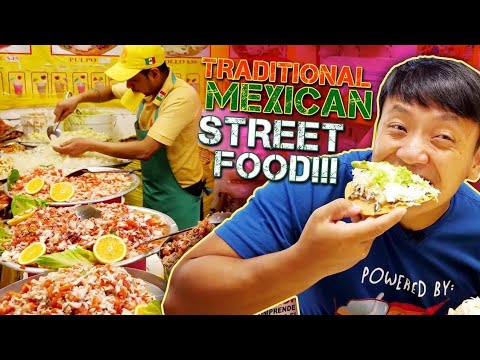 TRADITIONAL Mexican STREET FOOD Market in Mexico City | BEST Tostadas!