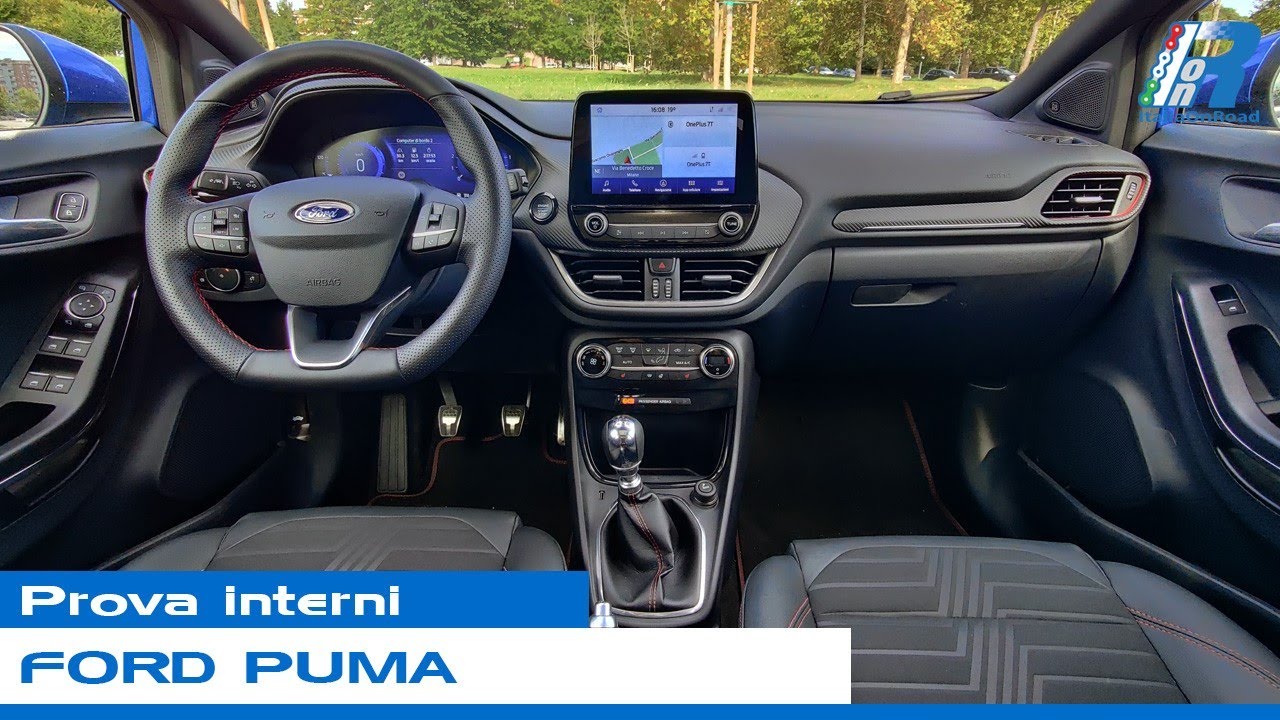 Prova interni Ford Puma ST-Line X - test drive 