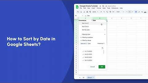 How to Sort by Date in Google Sheets? | Google Sheets Tutorials | Trainn