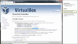 VirtualBox instalación de extensiones