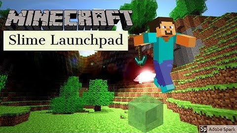 Minecraft Redstone Tutorial: Slime Launchpad