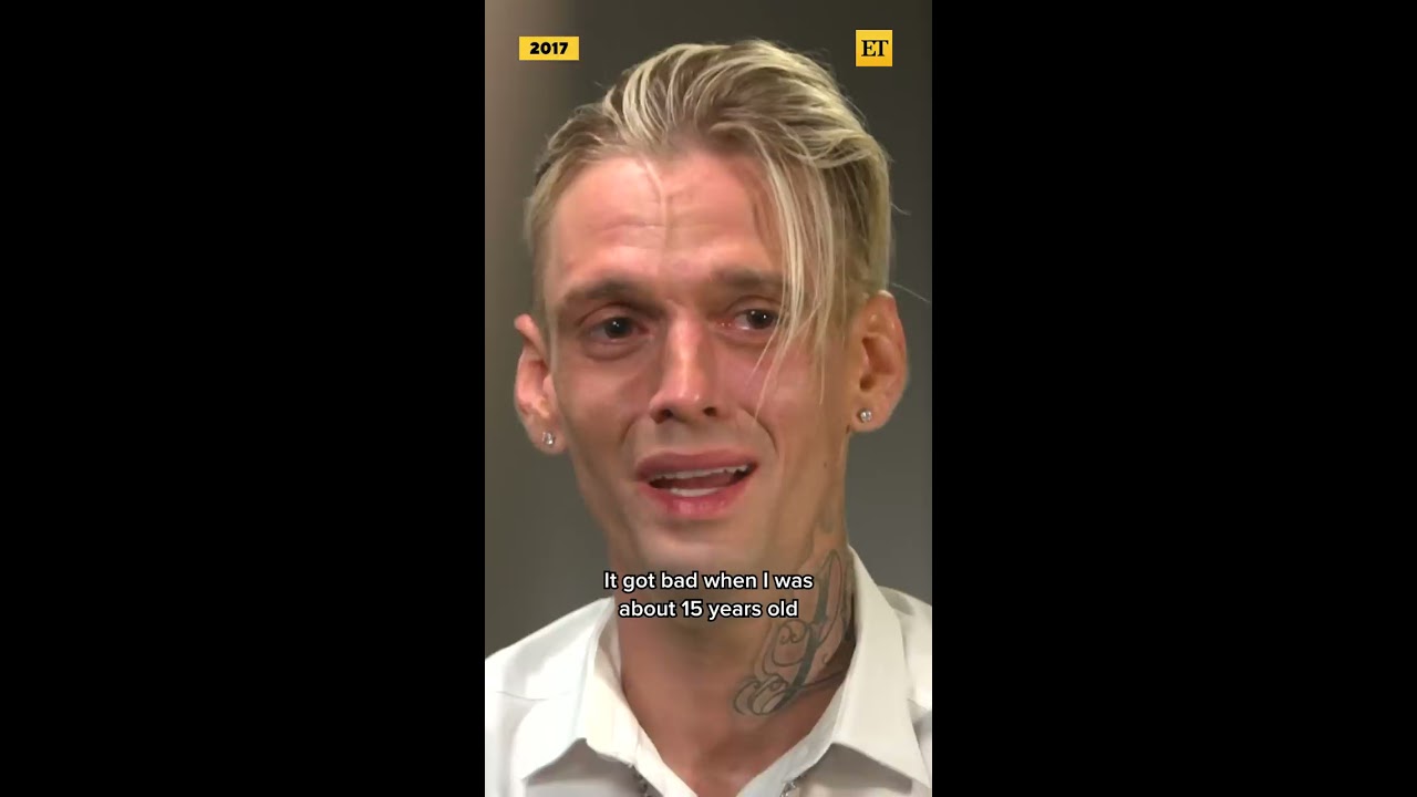 Aaron Carter Opened Up About His Struggles To ET In 2017 Shorts