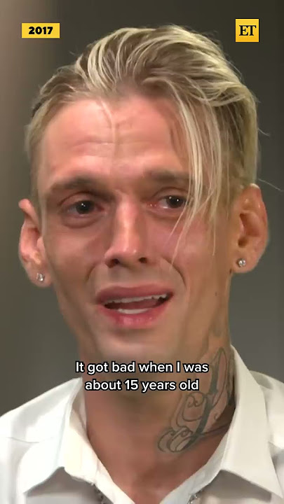 Aaron Carter Opened Up About His Struggles To ET in 2017 #shorts