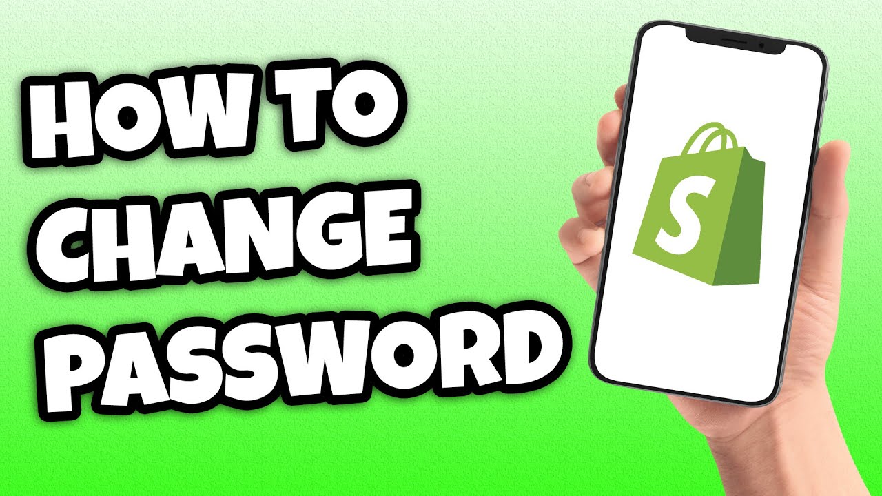 How To Change Shopify Store Password 2023 YouTube