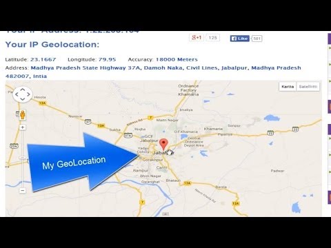 how to find ip address and geolocation?