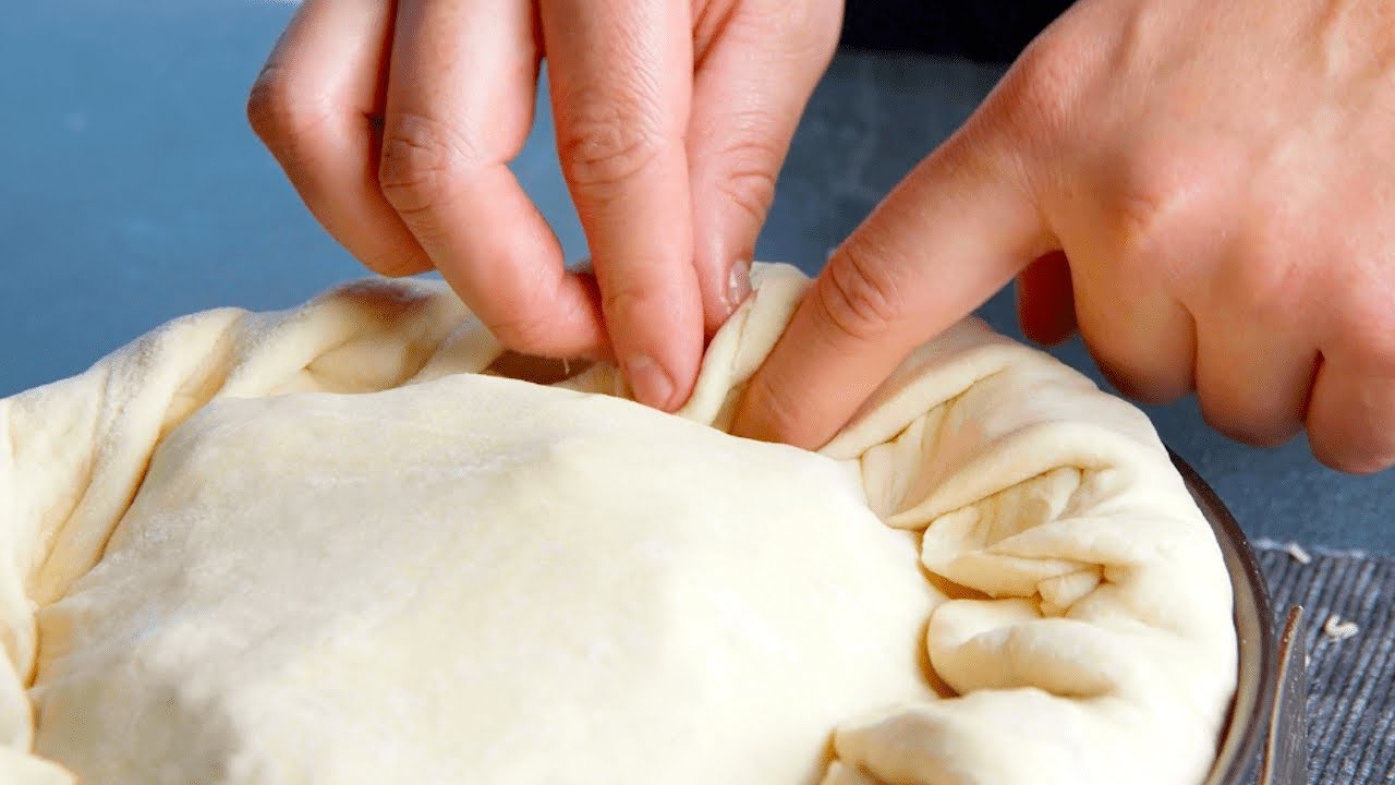Try This Pizza Dough Hack! Tasty Stuffed Chicken Empanada Pie YouTube