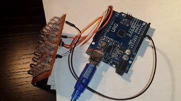 семисегментный индикатор из светодиодов на ардуино