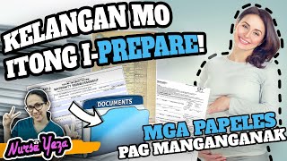 MGA DOCUMENTS NA KAILANGAN I-READY KAPAG MANGANGANAK NA