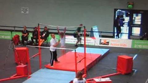 2015 School Games Laura Beasley ENG bars Apparatus...
