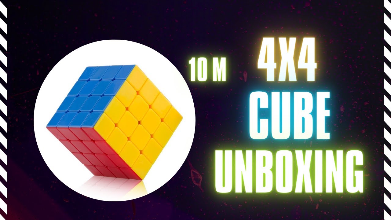 best budget 4x4 rubik's cube under 500 | unboxing and review Hamzah ...