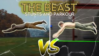 The BEAST Stunts and Parkour - In Real Life (SPLIT and GLASS movie)