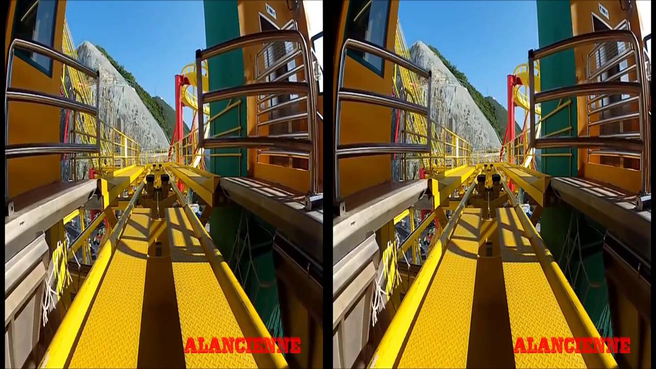 Video vr montagne russe pour casque realité virtuel - YouTube