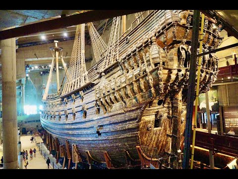 Vasa Museum Stockholm Sweden walking tour 2023 4K