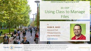Python#8-10: Introduction to managing files using classes