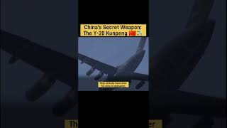 China’s Secret Weapon: The Y-20 Kunpeng 🇨🇳✈️ #geopolitics