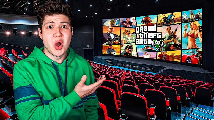 JUGANDO GTA 5 en el CINE! 🎮🎬 (Grand Theft Auto V)