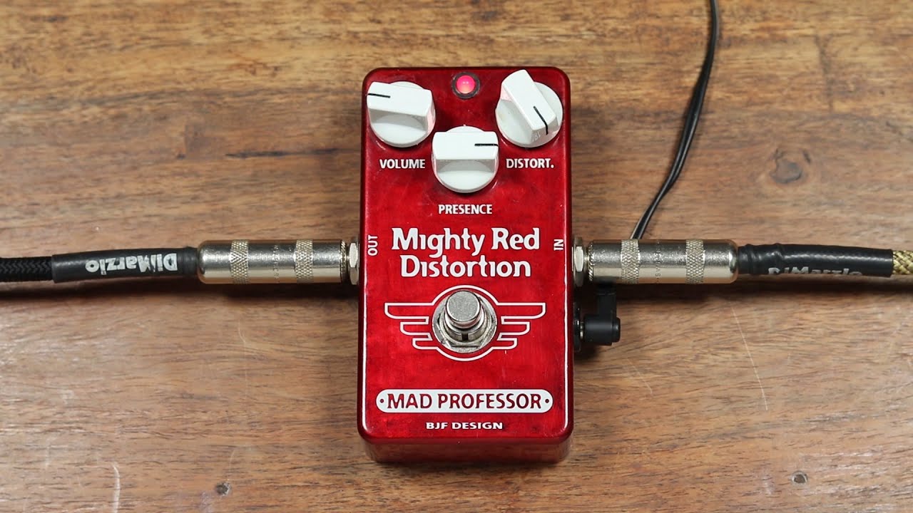 Mad Professor MIGHTY RED DISTORTION   Demo by Alberto Barrero