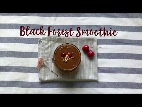 Black Forest Smoothie | Vegan | Morning smoothie ideas